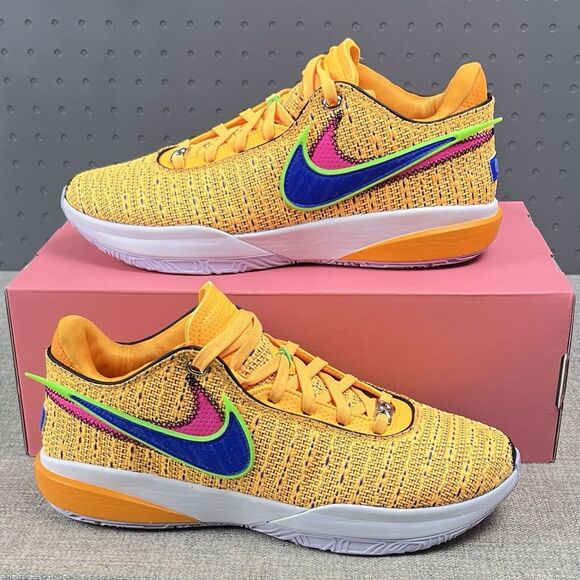 Nike LeBron 20 XX 'James Gang' Laser Orange Blue DJ5423-801 Men's Size 9.5 NEW - Picture 1 of 10